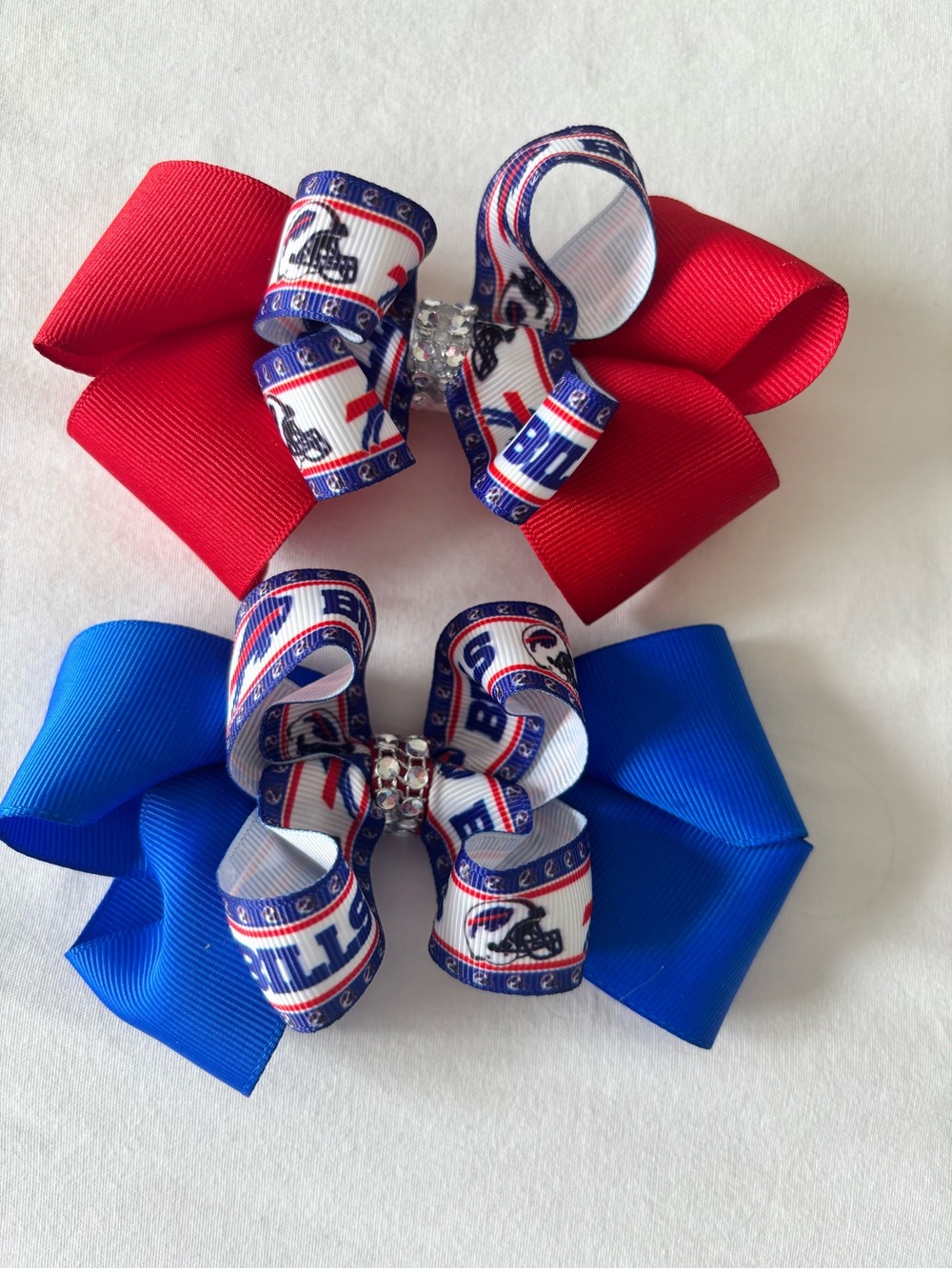 ❤️ Buffalo Bills 💙 hair bows